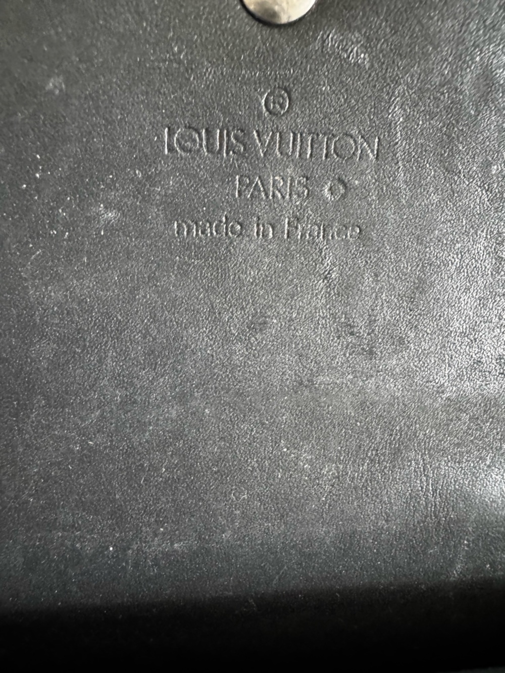 Louis Vuitton Black Embossed Monogram Continental Wallet - Picture 4 of 4